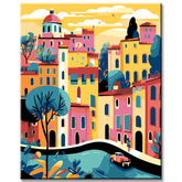 Paint by Numbers Illustration Rome